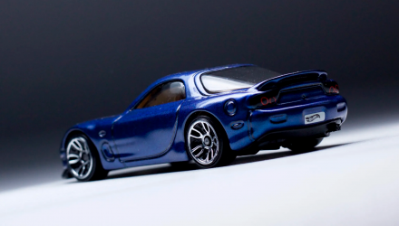 Машинка Базовая Hot Wheels '95 Mazda RX-7 Then and Now 1:64 DTW90 Dark Blue - Retromagaz, image 4