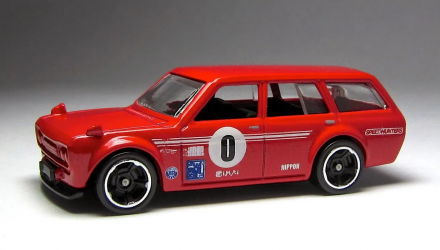 Машинка Базова Hot Wheels '71 Datsun Bluebird 510 Wagon Workshop 1:64 BFD77 Red - Retromagaz, image 2