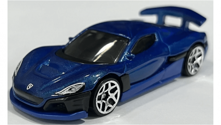 Машинка Базовая Hot Wheels Rimac Nevera Green Speed 1:64 HKG36 Blue - Retromagaz, image 2