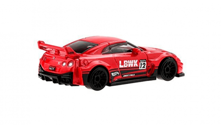 Машинка Базовая Hot Wheels Liberty Walk LB-Silhouette Works GT Nissan 35GT-RR Ver.2 J-Imports 1:64 GTC11 Red - Retromagaz, image 3