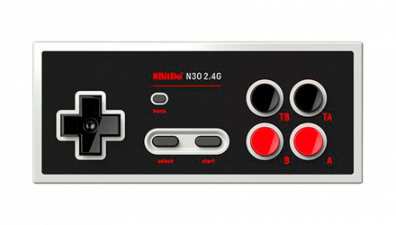 Геймпад Бездротовий 8BitDo NES N30 2.4Ghz Grey Новий - Retromagaz, image 1