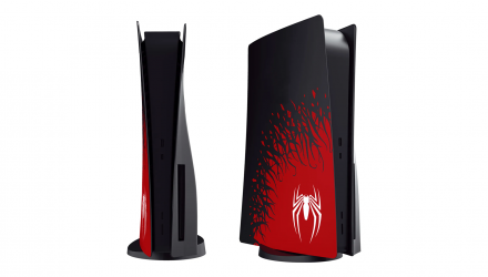 Змінна Панель RMC PlayStation 5 Blu-ray Spider-Man Red Black Новий - Retromagaz, image 3