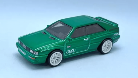 Машинка Базова Hot Wheels '87 Audi quattro Super Treasure Hunt STH Factory Fresh 1:64 JBC35 Green - Retromagaz, image 1