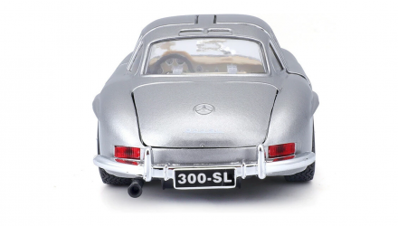 Машинка Bburago 1954 Mercedes-Benz 300 SL 1:24 Silver - Retromagaz, image 5