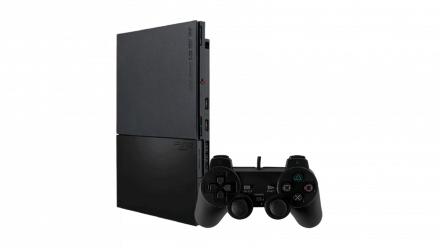 Набор Консоль Sony PlayStation 2 Slim SCPH-9xxx Chip Black Б/У  + Геймпад Проводной DualShock 2 SCPH-10010 - Retromagaz, image 1