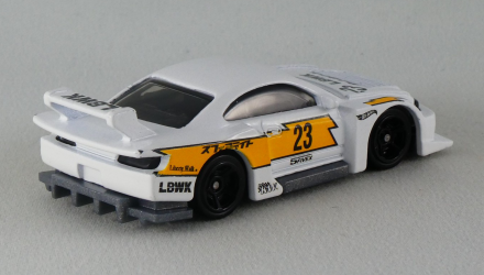 Машинка Базовая Hot Wheels Liberty Walk LB Super Silhouette Nissan Silvia (S15) Turbo 1:64 HCT23 White - Retromagaz, image 3