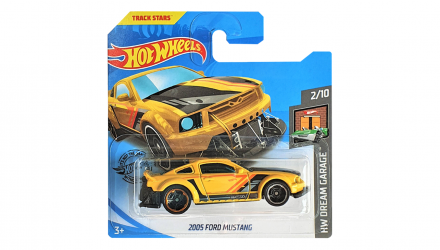 Машинка Базовая Hot Wheels 2005 Ford Mustang Dream Garage 1:64 GHC22 Yellow - Retromagaz, image 1