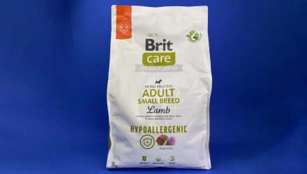 Сухой Корм для Собак с Пищевой Аллергией Brit Care Adult Small Breed Ягнёнок 3kg - Retromagaz, image 1