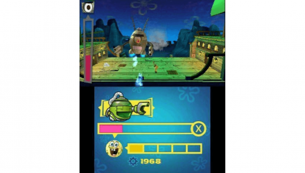 Игра Nintendo 3DS SpongeBob SquarePants: Plankton's Robotic Revenge USA Английская Версия Б/У - Retromagaz, image 4