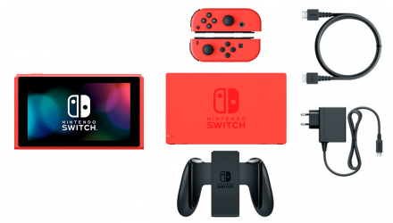 Консоль Nintendo Switch HAC-001(-01) V2 Mario Red & Blue Limited Edition 32GB Red Б/У - Retromagaz, image 2