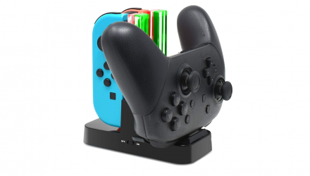 Зарядное Устройство Dobe Switch Charge Joy-Con + Controller Black Новый - Retromagaz, image 5