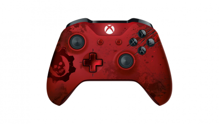 Геймпад Бездротовий Microsoft Xbox One Gears of War 4 Crimson Omen Limited Edition Version 2 Red Б/У - Retromagaz, image 1