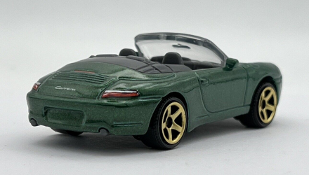 Машинка Большой Город Matchbox Porsche 911 Carrera Cabriolet Highway 1:64 HFR92 Green - Retromagaz, image 3