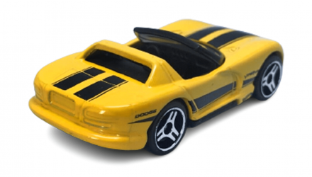 Машинка Базовая Hot Wheels Dodge Viper RT/10 Roadsters 1:64 HKH43 Yellow - Retromagaz, image 3