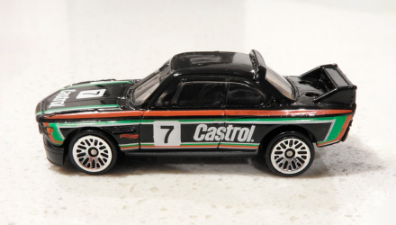 Машинка Базовая Hot Wheels '73 BMW 3.0 CSL Race Car Speed Graphics 1:64 DTX60 Black - Retromagaz, image 4