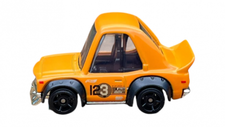 Машинка Базовая Hot Wheels Mazda RX-3 (Tooned) J-Imports 1:64 HRY71 Orange - Retromagaz, image 4