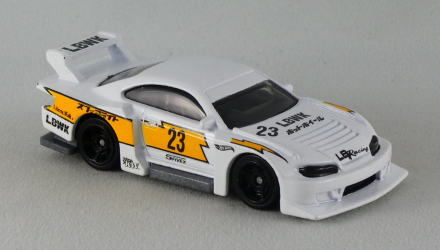 Машинка Базовая Hot Wheels Liberty Walk LB Super Silhouette Nissan Silvia (S15) Turbo 1:64 HCT23 White - Retromagaz, image 2