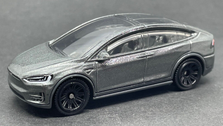 Машинка Большой Город Matchbox Tesla Model X Metro 1:64 HLC74 Grey - Retromagaz, image 1