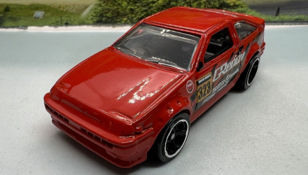 Машинка Базова Hot Wheels Toyota AE-86 Corolla Greddy Workshop 1:64 CFJ16 Red - Retromagaz, image 2