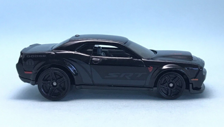 Машинка Базова Hot Wheels '18 Dodge Challenger SRT Demon Muscle Mania 1:64 HKK90 Black - Retromagaz, image 5