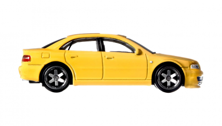 Машинка Premium Hot Wheels Audi S4 Quattro Deutschland Design 1:64 HCJ95 Yellow - Retromagaz, image 4