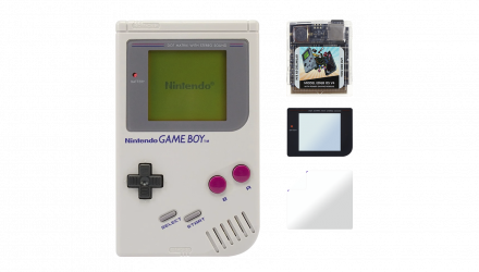 Набір Консоль Nintendo Game Boy Classic DMG-01 Grey Б/У  + Флеш Картридж Everdrive EDGB OS V4 Англійська Версія Новий + Скло Консолі RMC Trans Clear + Захисна Плівка - Retromagaz, image 1