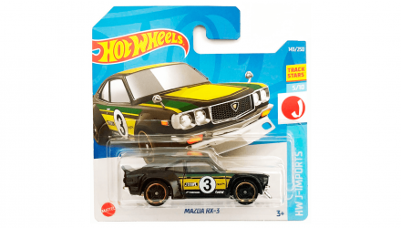 Машинка Базовая Hot Wheels Mazda RX-3 J-Imports 1:64 HCV78 Black - Retromagaz, image 1