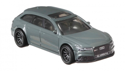 Машинка Premium Hot Wheels '17 Audi RS 6 Avant Fast Wagons 1:64 GRJ65 Dark Grey - Retromagaz, image 4