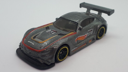 Машинка Базовая Hot Wheels '16 Mercedes-AMG GT3 Project CARS 2 Legends of Speed 1:64 FJV46 Dark Grey - Retromagaz, image 4