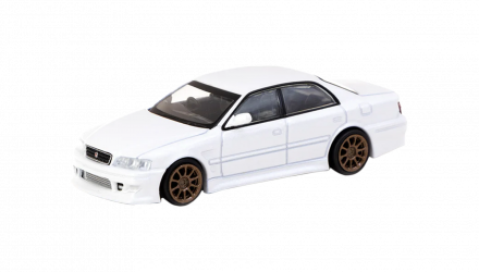 Машинка Premium Tarmac Works VERTEX Toyota Chaser JZX100 Lamley GLOBAL64 1:64 T64G-007-WH White - Retromagaz, image 1