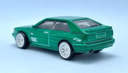 Машинка Базова Hot Wheels '87 Audi quattro Super Treasure Hunt STH Factory Fresh 1:64 JBC35 Green - Retromagaz, image 4