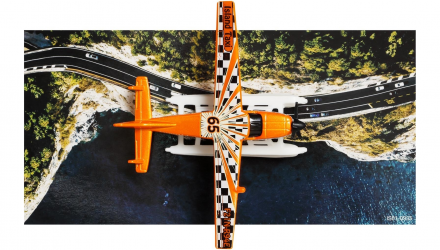 Тематическая Машинка Matchbox Cessna Caravan Sky Busters 1:64 HHT34/HVM45 White - Retromagaz, image 3