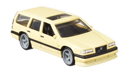 Машинка Premium Hot Wheels Volvo 850 Estate Fast Wagons 1:64 GRJ67 Yellow - Retromagaz, image 4