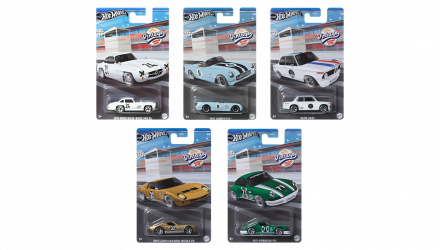 Набор Тематическая Машинка Hot Wheels Vintage Racing Club 2024-1 HRT81 5шт - Retromagaz, image 1