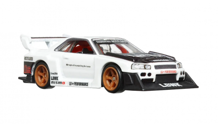 Машинка Premium Hot Wheels LB-ER34 Super Silhouette Nissan Skyline Boulevard 1:64 HKF21 White - Retromagaz, image 6