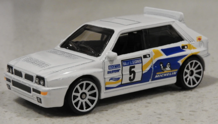 Машинка Базовая Hot Wheels Lancia Delta Integrale Baja Blazers 1:64 GRX51 White - Retromagaz, image 2