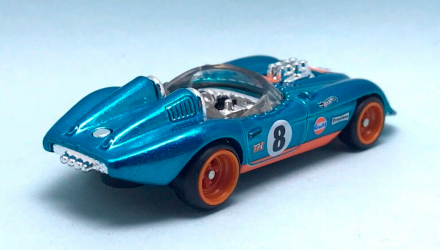 Машинка Базова Hot Wheels Glory Chaser Gulf Super Treasure Hunt STH Roadsters 1:64 HKL11 Blue - Retromagaz, image 3