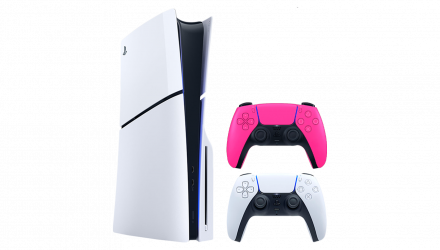 Набір Консоль Sony PlayStation 5 Slim Blu-ray 1TB White Новий + Геймпад Бездротовий DualSense Pink - Retromagaz, image 1