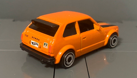 Машинка Базова Hot Wheels '73 Honda Civic Custom J-Imports 1:64 HKK67 Orange - Retromagaz, image 3