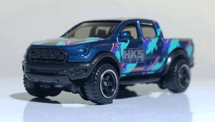 Машинка Базовая Hot Wheels '19 Ford Ranger Raptor HKS Hot Trucks 1:64 HTD05 Blue - Retromagaz, image 1