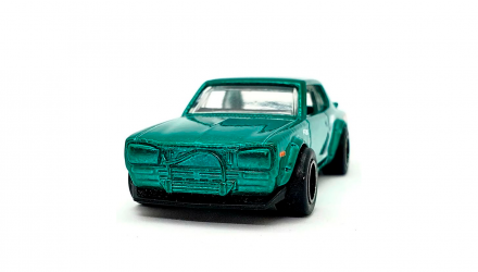 Машинка Базовая Hot Wheels Nissan Skyline H/T 2000GT-X Super Treasure Hunt STH J-Imports 1:64 HCY15 Green - Retromagaz, image 4