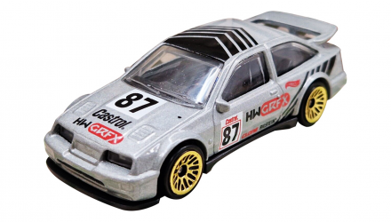 Машинка Базовая Hot Wheels '87 Ford Sierra Cosworth The `80S 1:64 HKJ59 Silver - Retromagaz, image 2