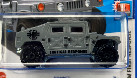 Машинка Базова Hot Wheels HMMWV Humvee First Response 1:64 HTB58 Grey - Retromagaz, image 1