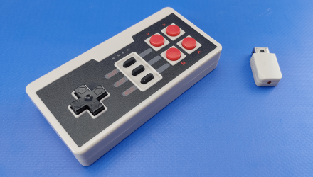 Геймпад Бездротовий RMC Wii Classic Controller NES Style Light Grey Новий - Retromagaz, image 1