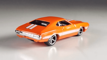 Машинка Базовая Hot Wheels '72 Ford Gran Torino Sport Muscle Mania 1:64 HCW29 Orange - Retromagaz, image 3