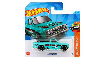 Машинка Базовая Hot Wheels Mazda Repu Hot Trucks 1:64 HKH99 Turquoise - Retromagaz, image 1