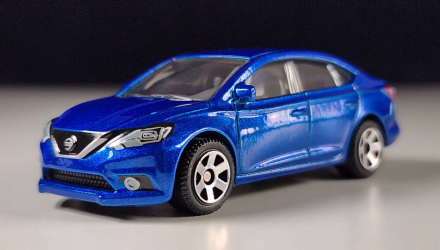 Машинка Велике Місто Matchbox 2016 Nissan Sentra Metro 1:64 HLC53 Blue - Retromagaz, image 2