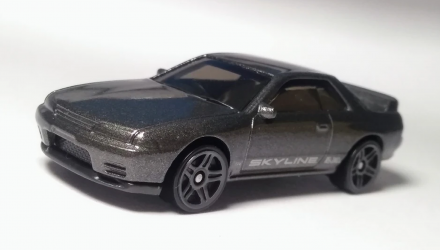 Машинка Базовая Hot Wheels Nissan Skyline GT-R (BNR32) Turbo 1:64 GHD03 Grey - Retromagaz, image 2