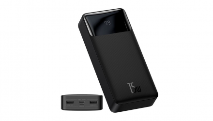 Портативний Акумулятор Power Bank Baseus Bipow Digital Display Black 20000 mAh 15 W - Retromagaz, image 3