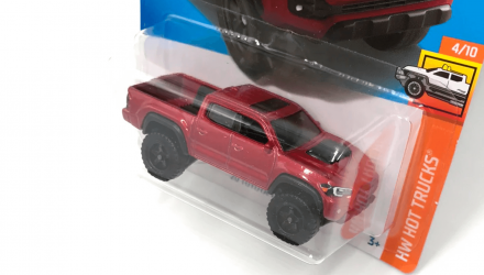 Машинка Базова Hot Wheels '20 Toyota Tacoma Hot Trucks 1:64 HCX56 Red - Retromagaz, image 2